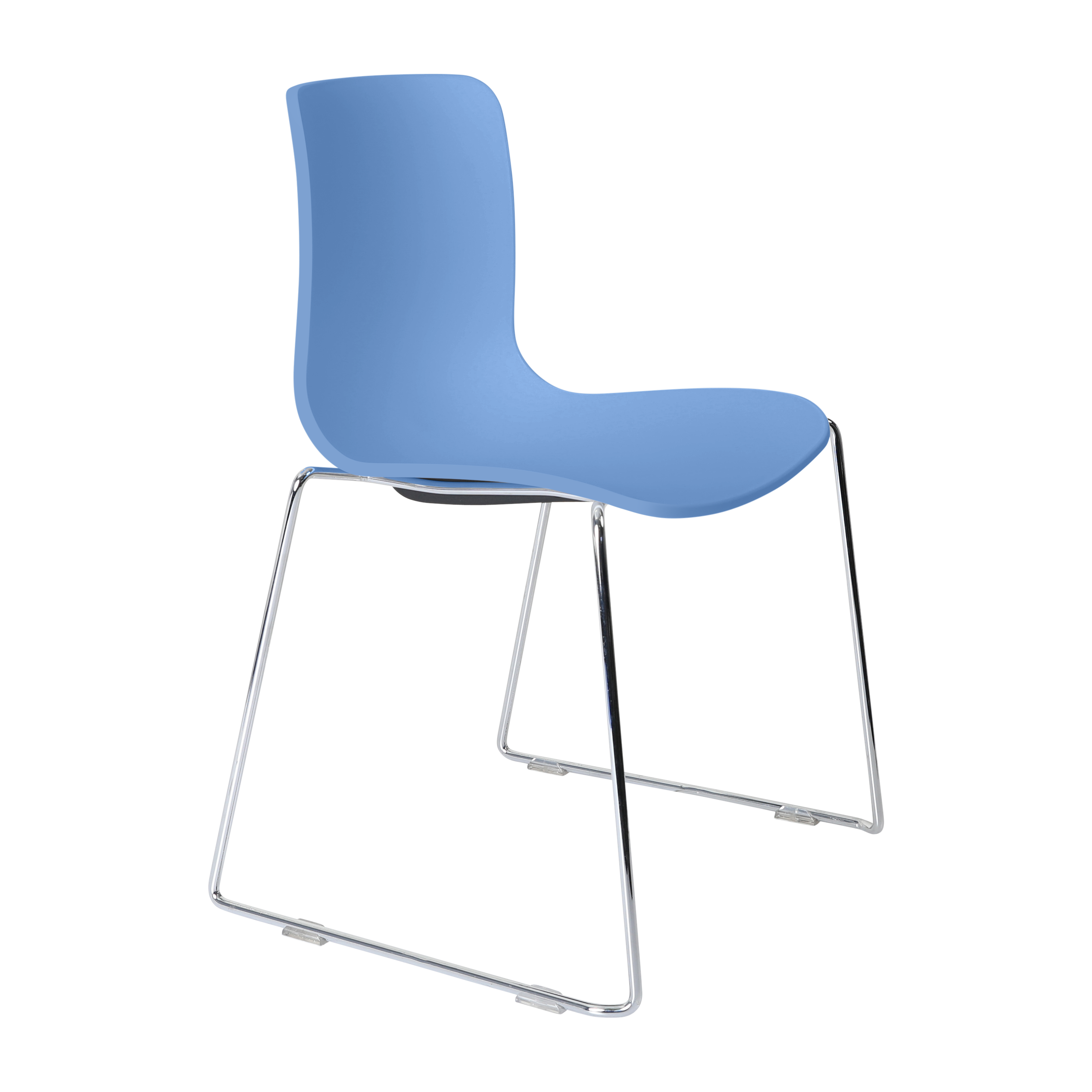 Acti Chair (Sky / Sled Base Chrome)